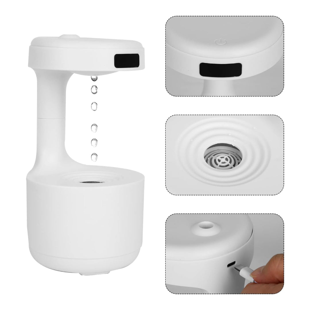 Anti-Gravity Cool Mist Humidifier | Floating Water Droplet Effect