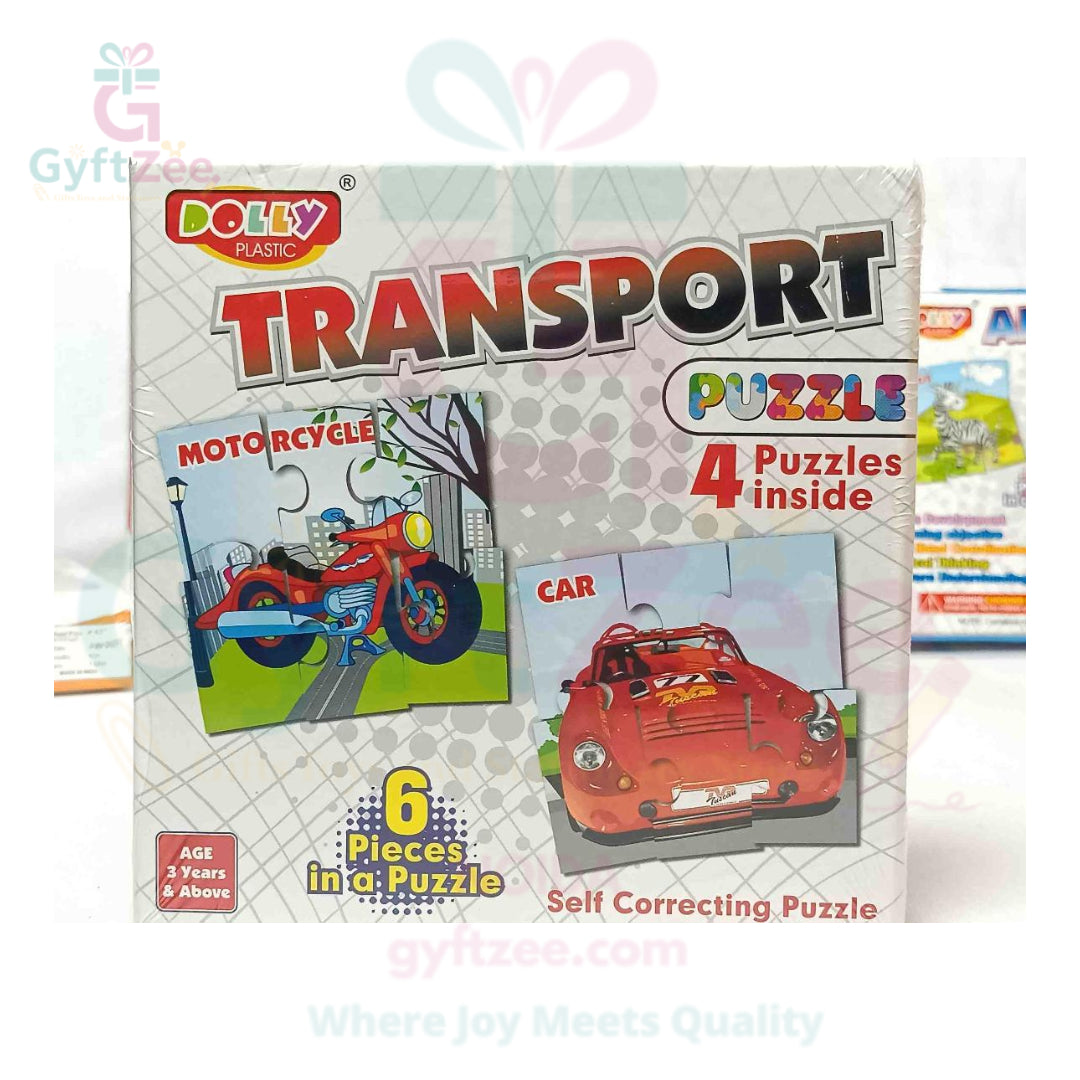 Pattern Understanding Puzzle for Kids 3+ | 6-Piece Puzzle & 4 Puzzles in Box
