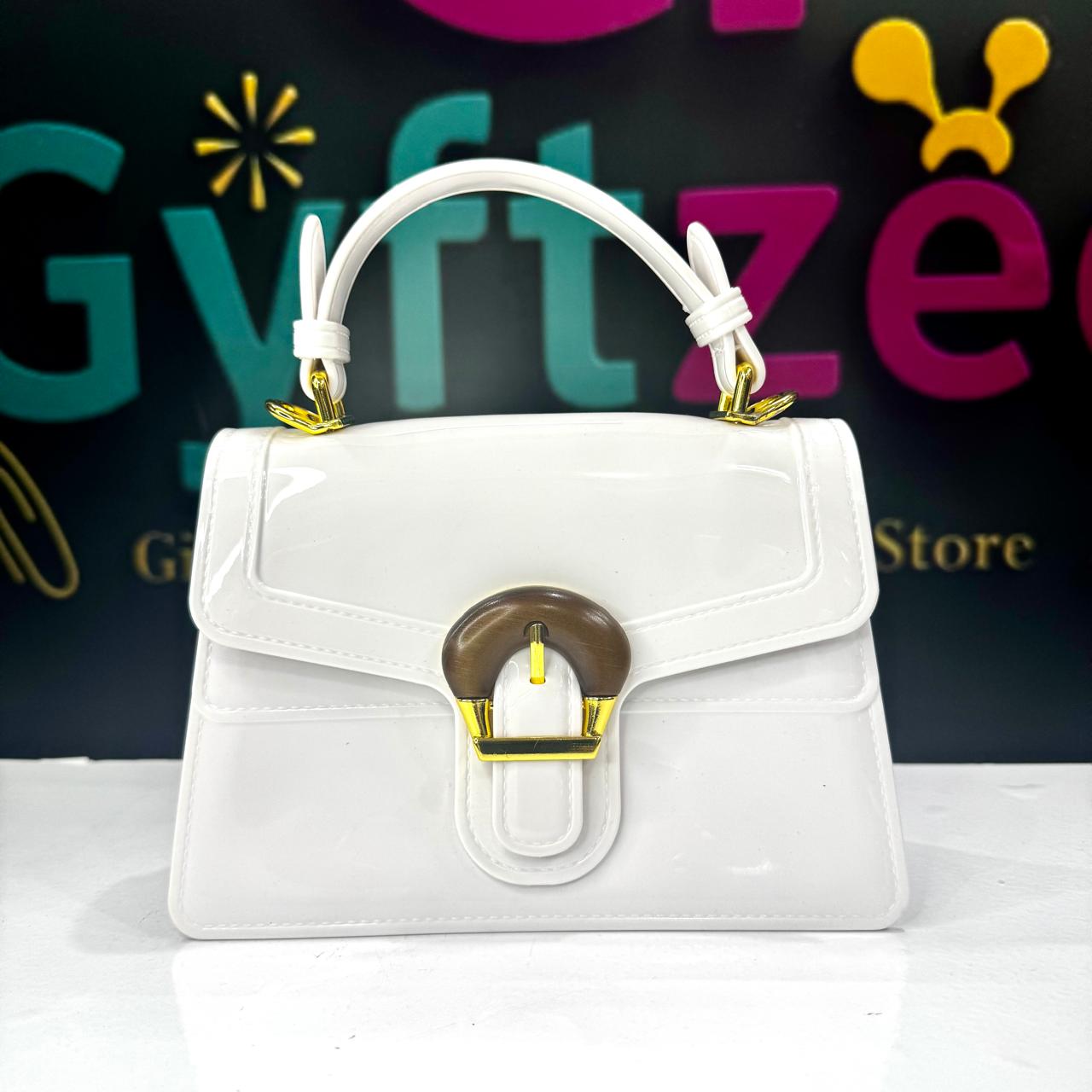 HIGH QUALITY, JELLY Colored Fashion Handbag Purses for Women | Top-Handle Bags & Ladies Crossbody Satchel (13x19x7 cm)