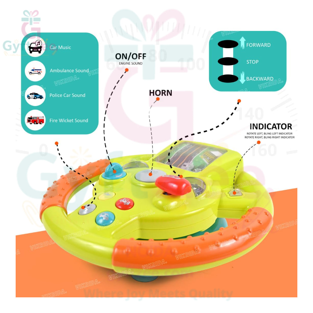 Early Education Simulation Steering Wheel Kids