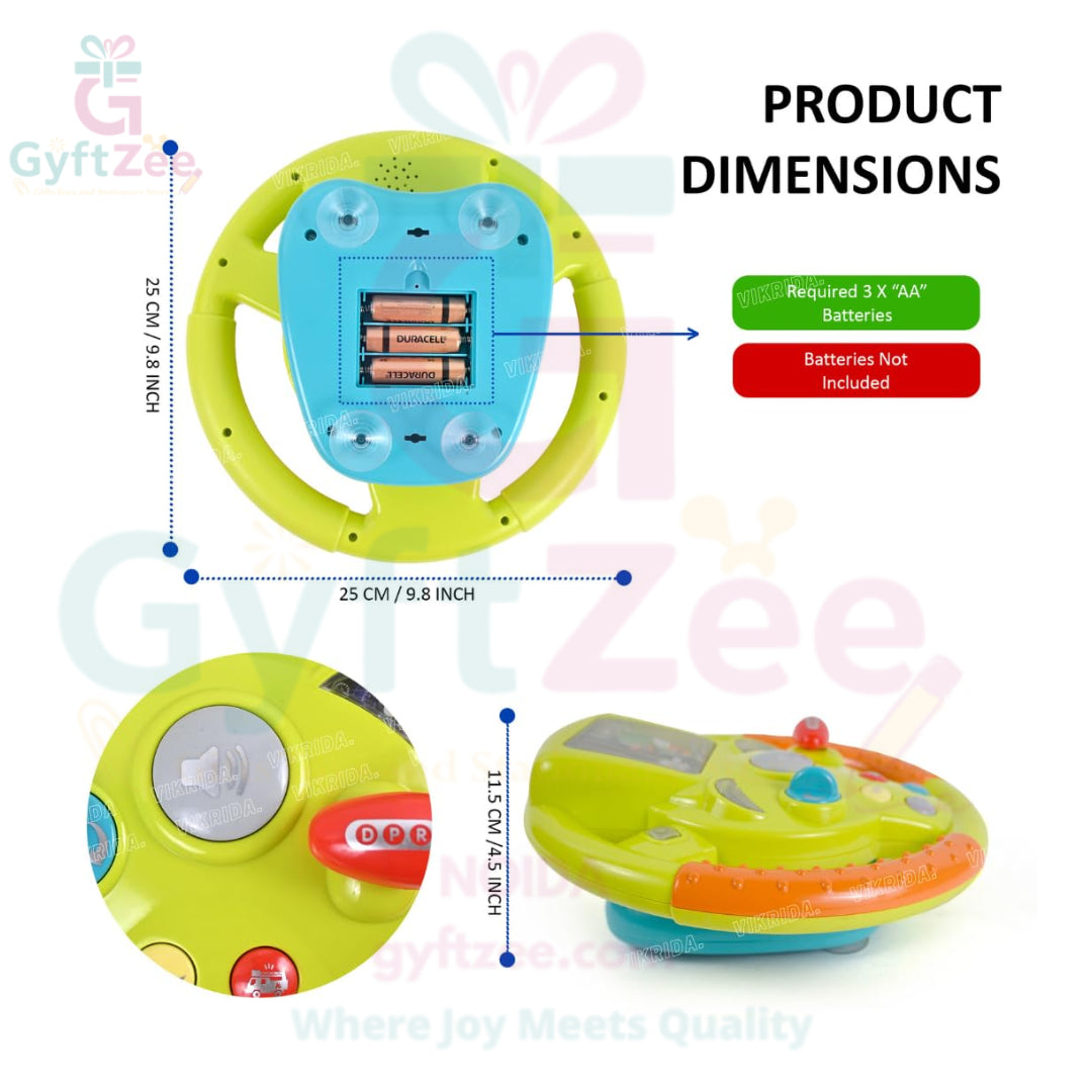 Early Education Simulation Steering Wheel Kids