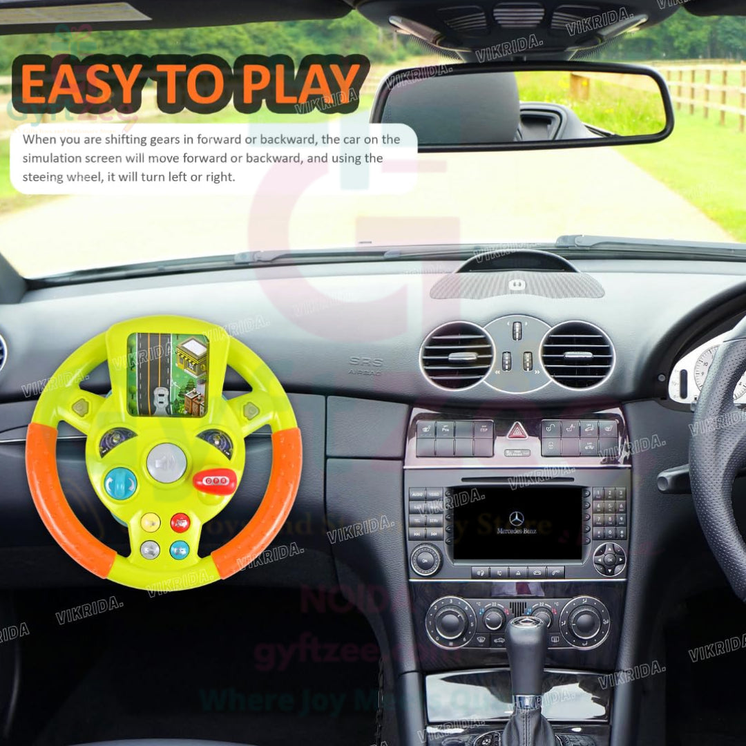 Early Education Simulation Steering Wheel Kids