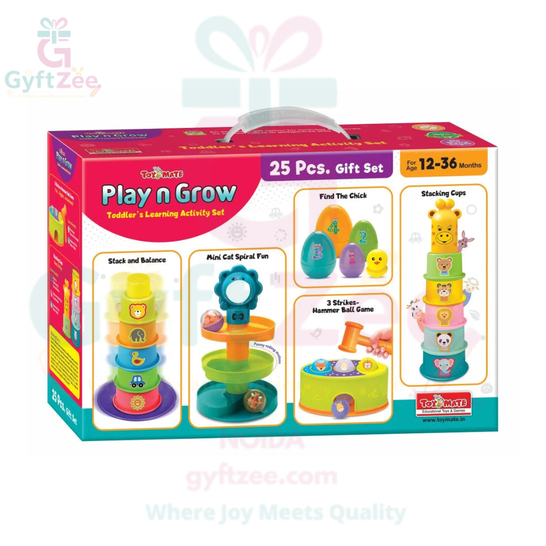 Play N Grow – 5-in-1 Toddler Learning Activity Set