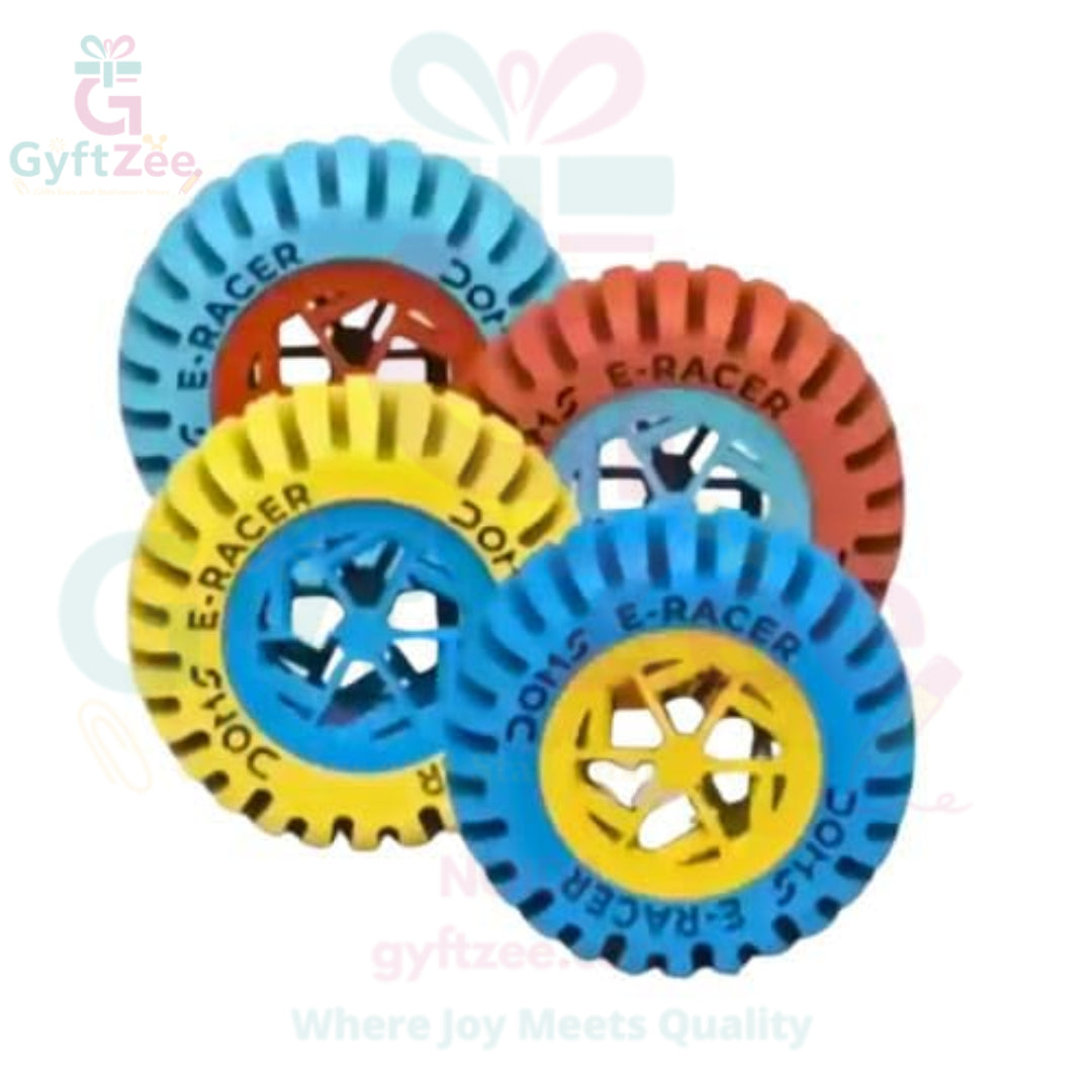 (2 pcs combo, random color) DOMS Tyre Shape Big-Eraser