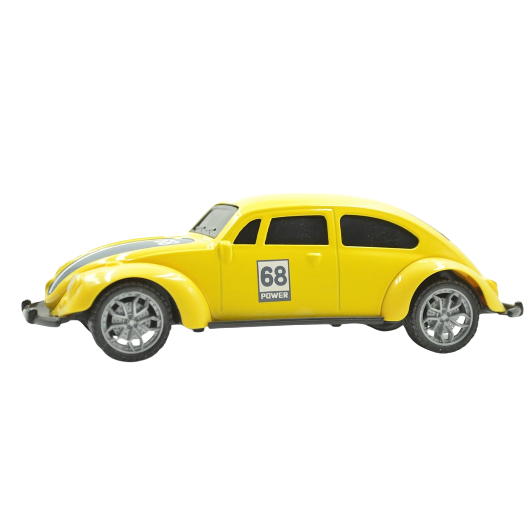 (Random Color) Exclusive Metal Die-Cast Pull-Back Beatle Classic Car – Realistic Scale Model