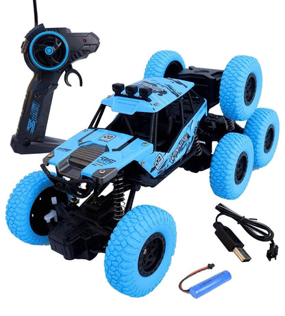 1:18 Scale 8-Wheel RC Rock Crawler – 4WD Rechargeable Monster Truck (Random Color)