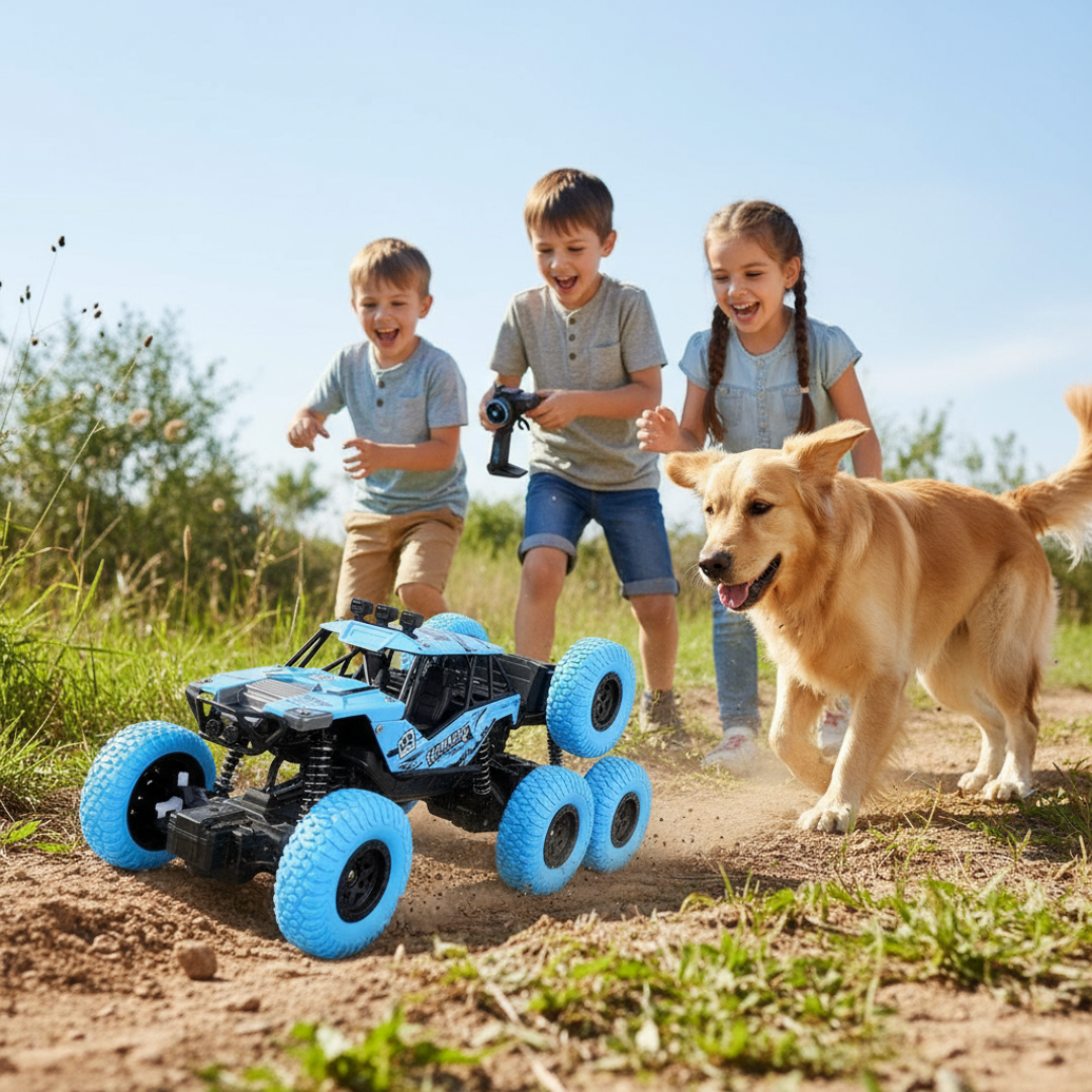 [Random color] 1:18 8-Wheel RC Rock Crawler
