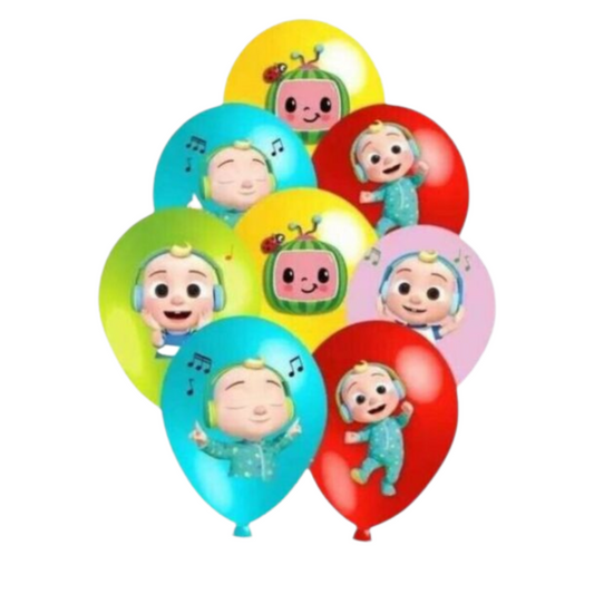 [10 pcs, Random Designs] | 12" Coco Printed Balloons | Birthday Decoration