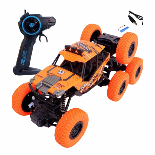 1:18 Scale 8-Wheel RC Rock Crawler – 4WD Rechargeable Monster Truck (Random Color)