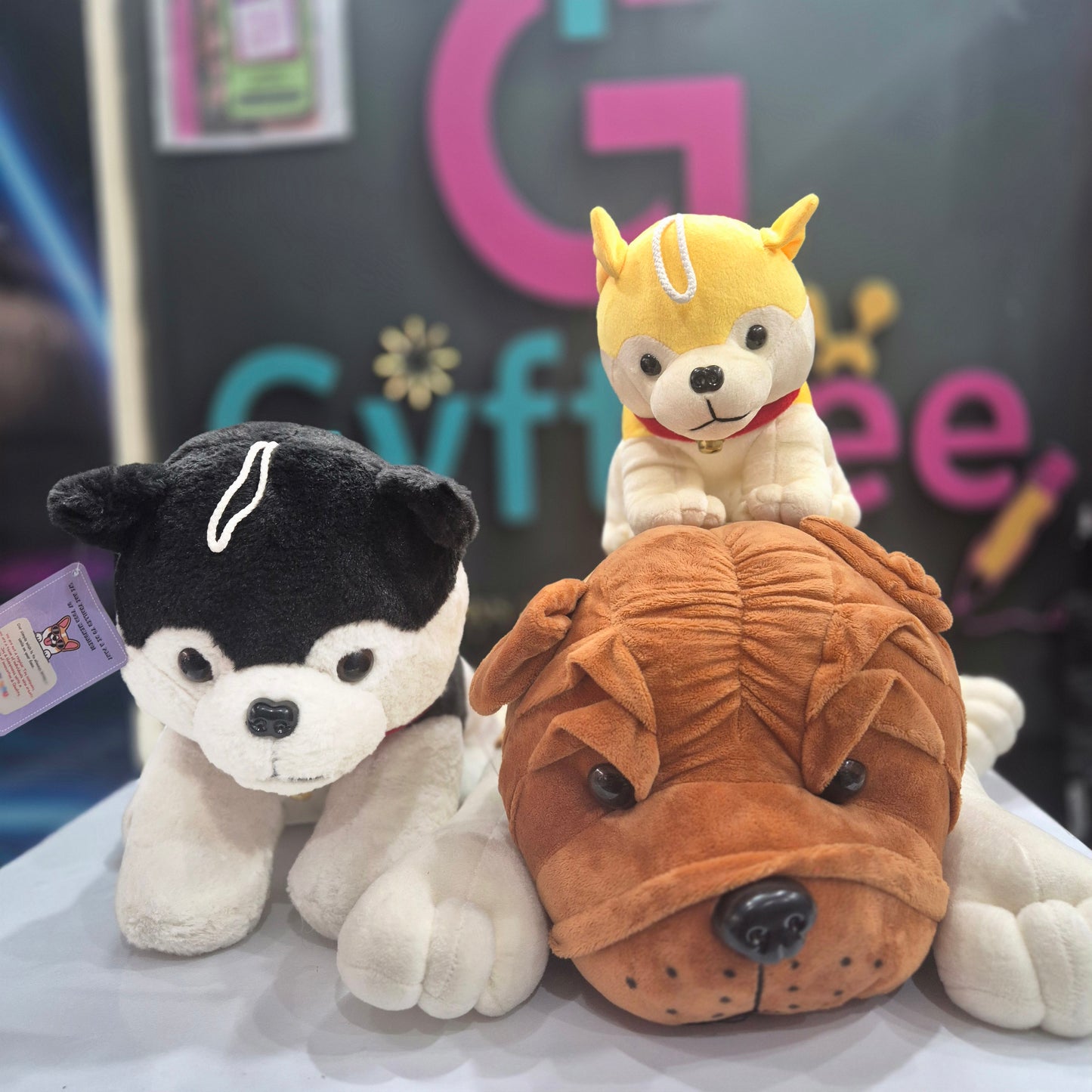 [ Random color] Bull Dog 60cm | Buy Online Best Quality Soft Toys India