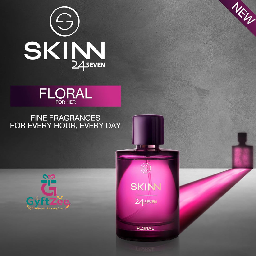 Titan Skinn 24/7 Floral Perfume for Women - 100 ml | Long-Lasting Fresh Fragrance