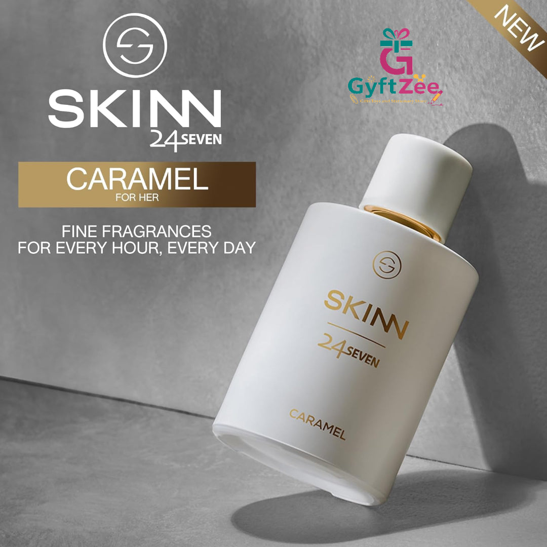 SKINN 24/7 Caramel Perfume for Women - 100 ml | Long-Lasting Fragrance