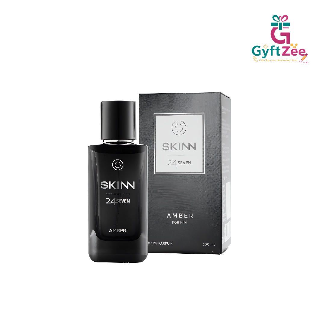 SKINN 24/7 Amber Perfume - 100ml | Long-Lasting Fragrance for Men