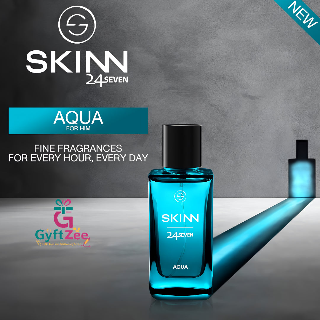 SKINN 247 Aqua Perfume for Men - 100 ml | Fresh & Long-Lasting Fragrance (New Release)