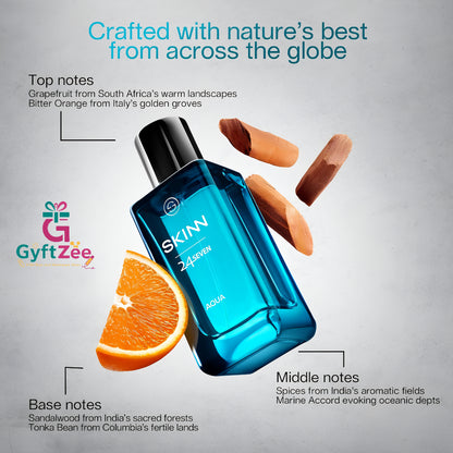 SKINN 247 Aqua Perfume 100 ml for Men | Best online Price in India | Noida