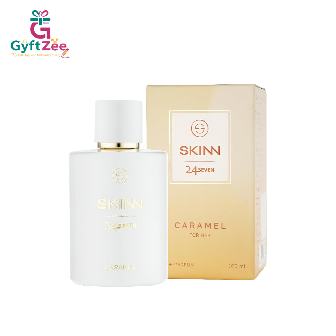 SKINN 24/7 Caramel Perfume for Women - 100 ml | Long-Lasting Fragrance