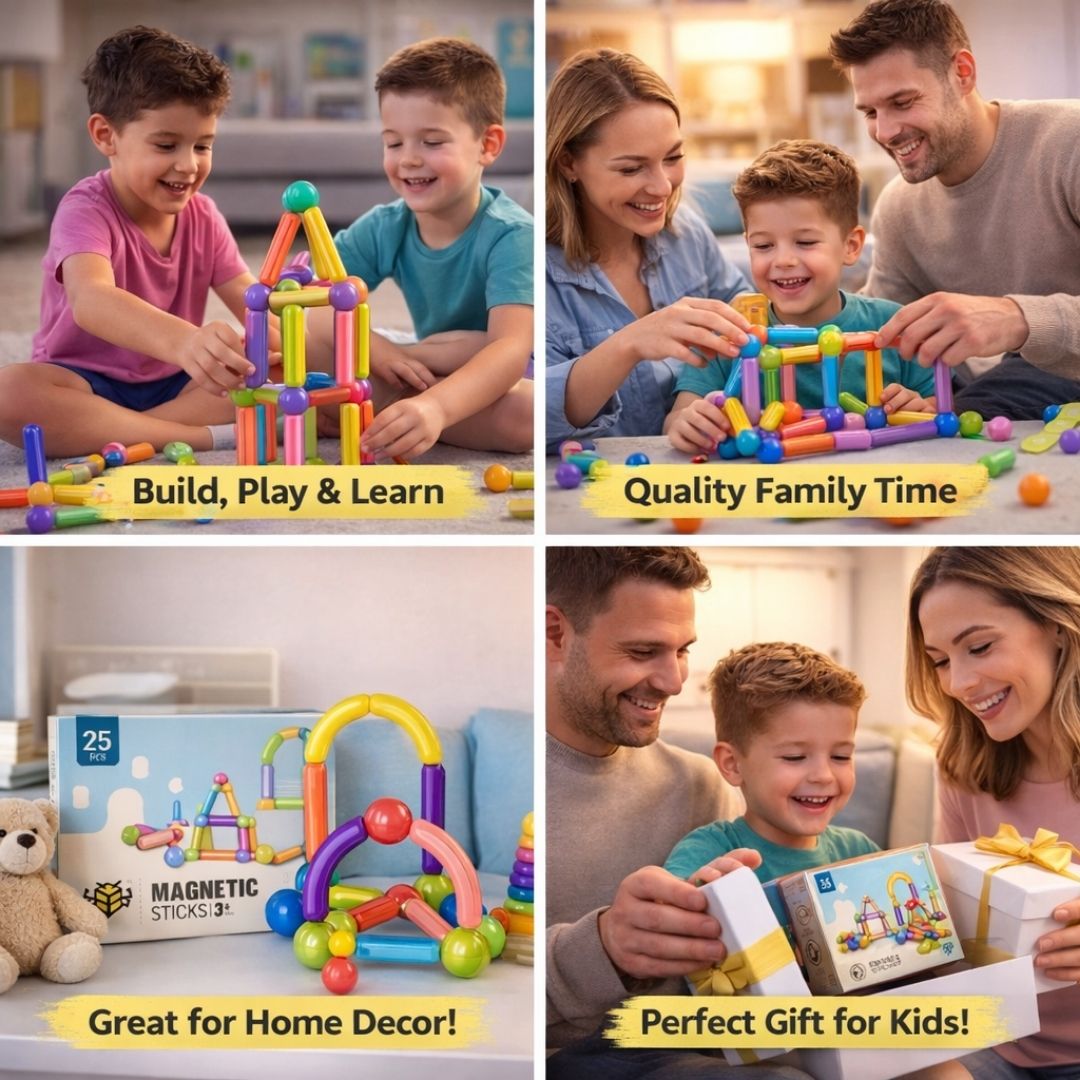 Durable magnetic creativity blocks [3+ years]