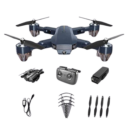 Dual Camera Drone Toy | 4K HD | 2.4 GHz RC, Foldable Design for Kids & Beginners