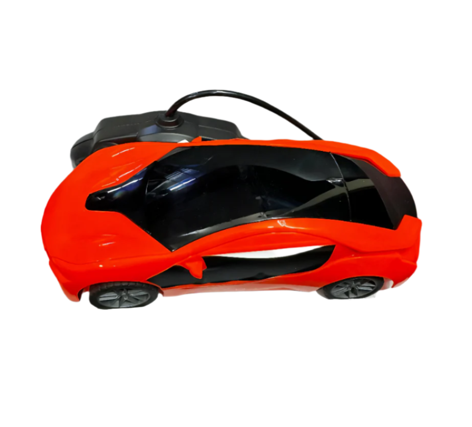 Battery 3D FAMOUS CAR with lighting and remote control features (Random Color)