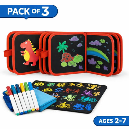 Erasable Doodle Book [6 sheets & 3 pen] [2-7 years]