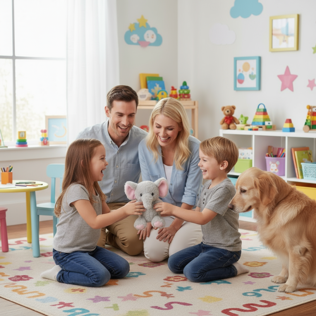 Fuzzy Talking Jumper Elephant