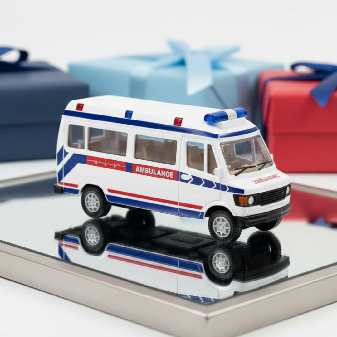 Ambulance Medical SUV Miniature | Pull Back