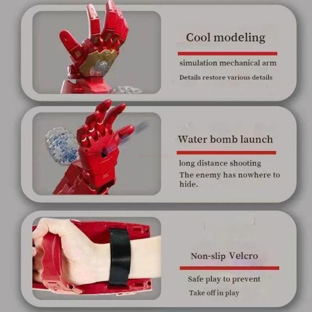 [Random color] Electric Arm Repeater Bomb Launcher Toy – Jellyshot Water Bullets