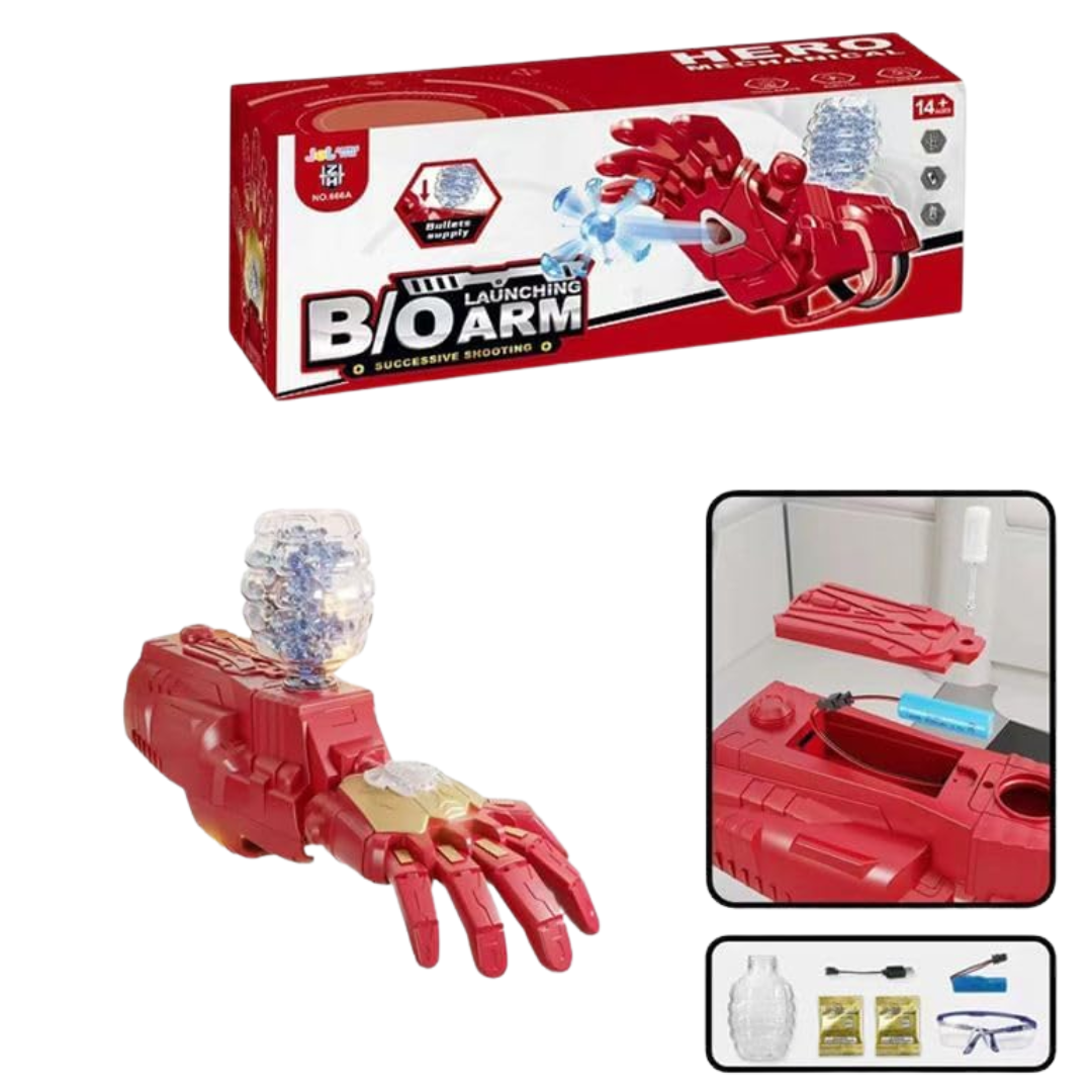 [Random color] Electric Arm Repeater Bomb Launcher Toy – Jellyshot Water Bullets