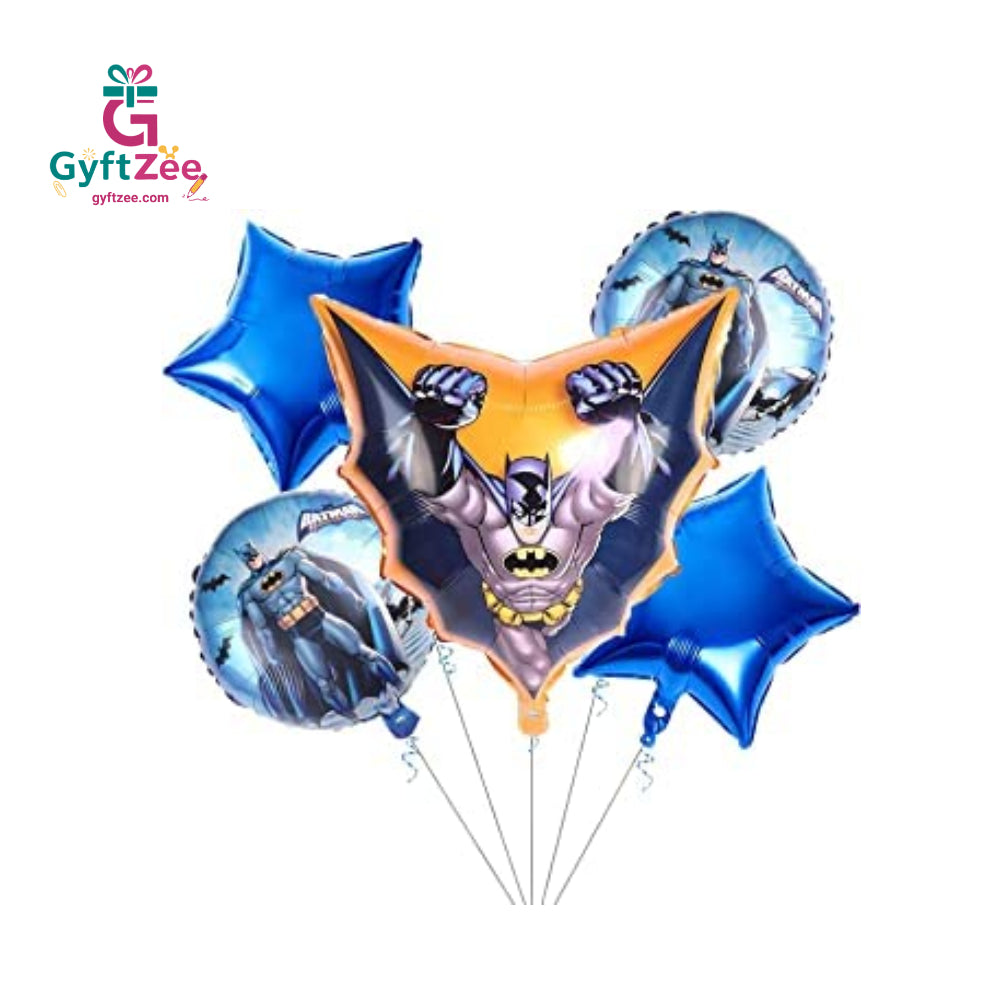 (1 pc, Random Character) Avenger - Super Hero's Balloons Set of 5 - Party decoration