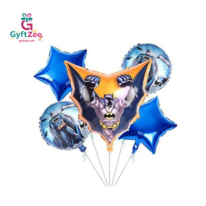 (1 pc, Random Character) Avenger - Super Hero's Balloons Set of 5 - Party decoration
