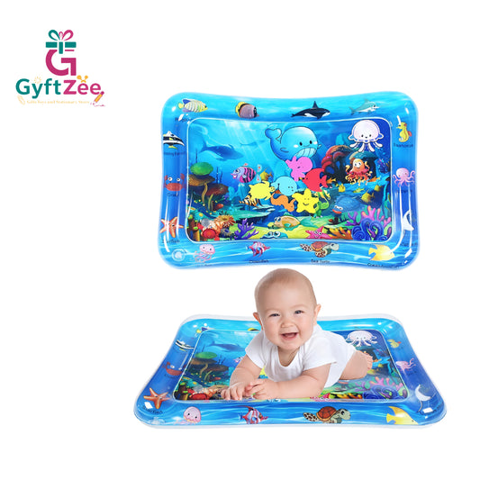 Baby Water Play Mat | Inflatable Tummy Time Fun Mat for Kids – Leak-Proof Design