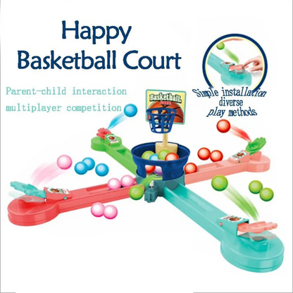 4-Player Tabletop Basketball Game – Moving Basket, Score Counter & Mini Hoops | Fun Multiplayer Arcade Set for Kids & Family