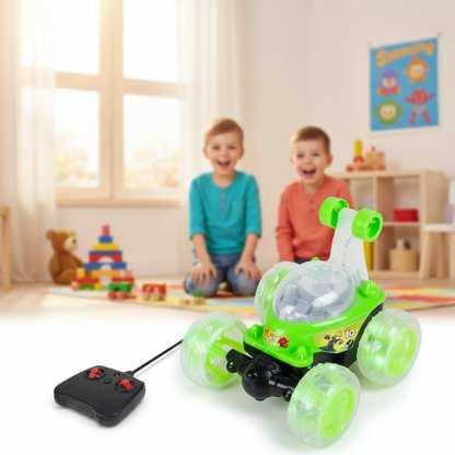 [Random color] Rechargeable 360° Rotating Flip Stunt Car - Ultimate Fun with USB Charging!