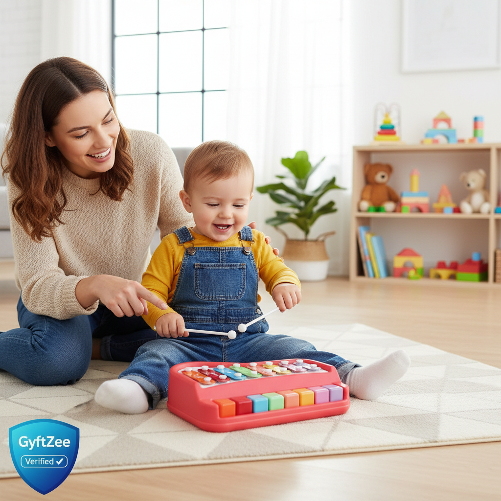 [Assorted] Xylophone, 8 Multicolored Key