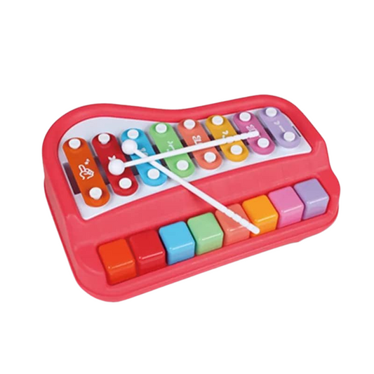 [Random Color] Big Xylophone Musical Learning Toy for Kids | 8-Scale Rainbow Keys | Perfect for kids