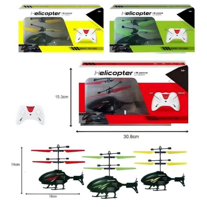 [Random color] Helicopter – Remote/Sensor Operated Lightweight Flyer