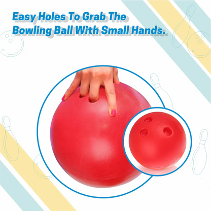 Big Bowling Game Set for Kids – Indoor Sports Toy with 6 Pins & 1 Ball