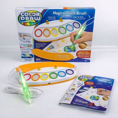 Color Draw Magical Paint Brush set with packaging on a white background
