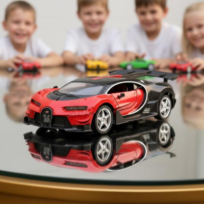 [Random color] Luxury Bugatti Style RC Car Toy | Rechargeable Remote Control with Opening Doors | Premium Design