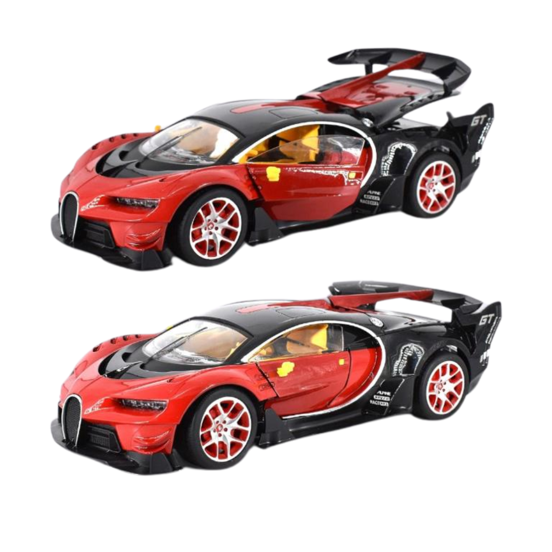 Luxury Bugatti Style RC Car Toy | Rechargeable Remote Control with Opening Doors – Premium Design