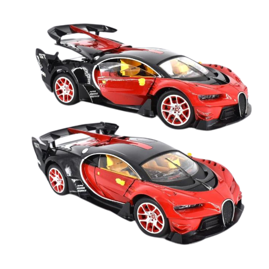 Luxury Bugatti Style RC Car Toy | Rechargeable Remote Control with Opening Doors – Premium Design