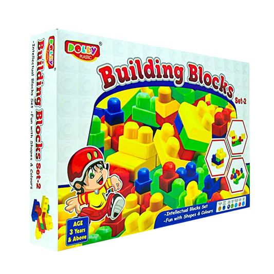 BUILDING BLOCKS 2 by Dolly | Creative Educational Construction Toy Set for Kids