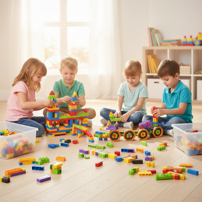 Bullet Block Interactive Building Set | 400 Pcs [Kids 3-8 years]