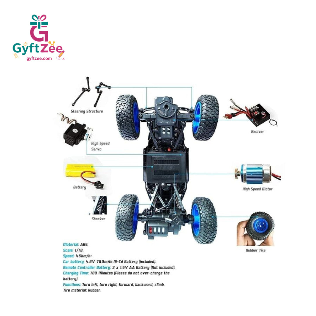 Smoke Climbing Cart Car - The Ultimate Off-Road Remote Control Vehicle!