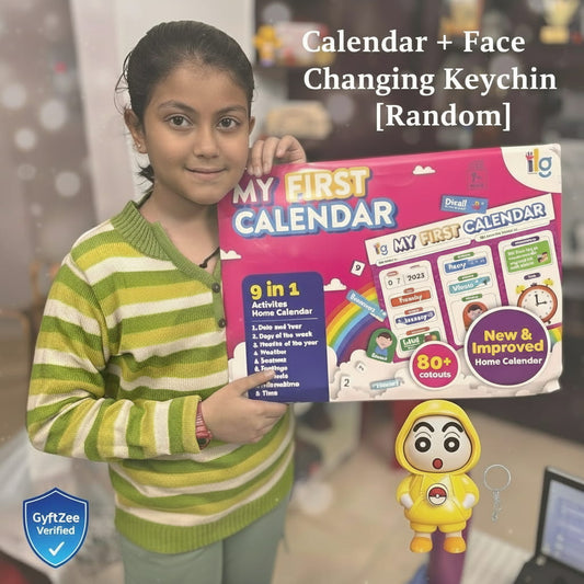 Learning DIY Calendar | Face Changing Keychain [Random] [Kids 3-6 years]