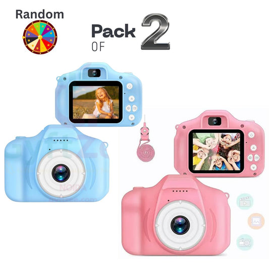 [Pack of 2 - Twins, Random Colors] Kids Digital Camera – Fun and Learning