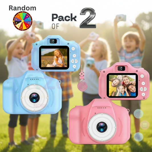 [Pack of 2 - Twins, Random Colors] Kids Digital Camera – Fun and Learning