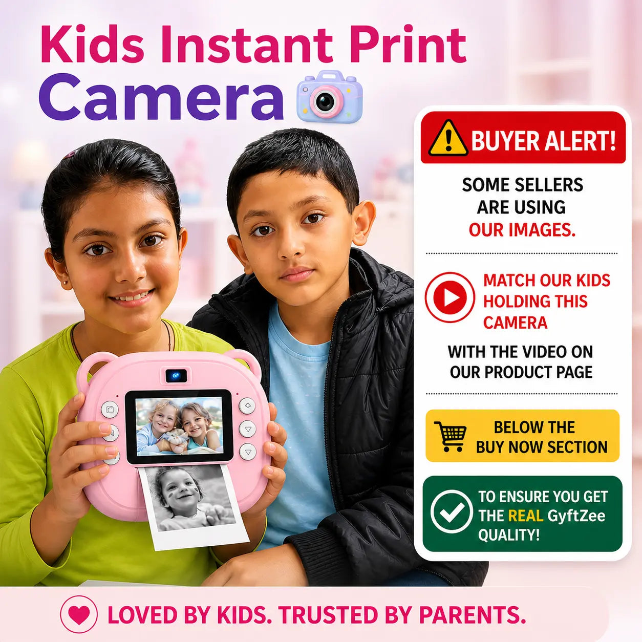 Kids Instant Print Camera [4+ years]