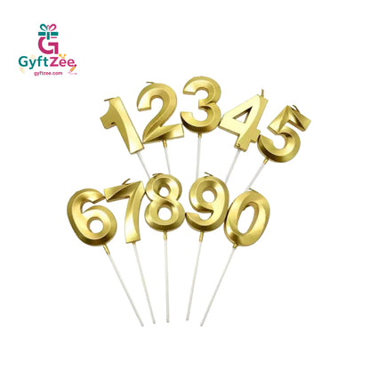 Number "3" Cake Topper Candle - Perfect for Birthday & Anniversary Celebrations