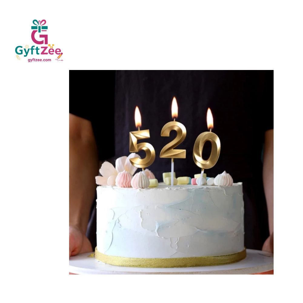 Number "5" Cake Topper Candle - Perfect for Birthday & Anniversary Celebrations